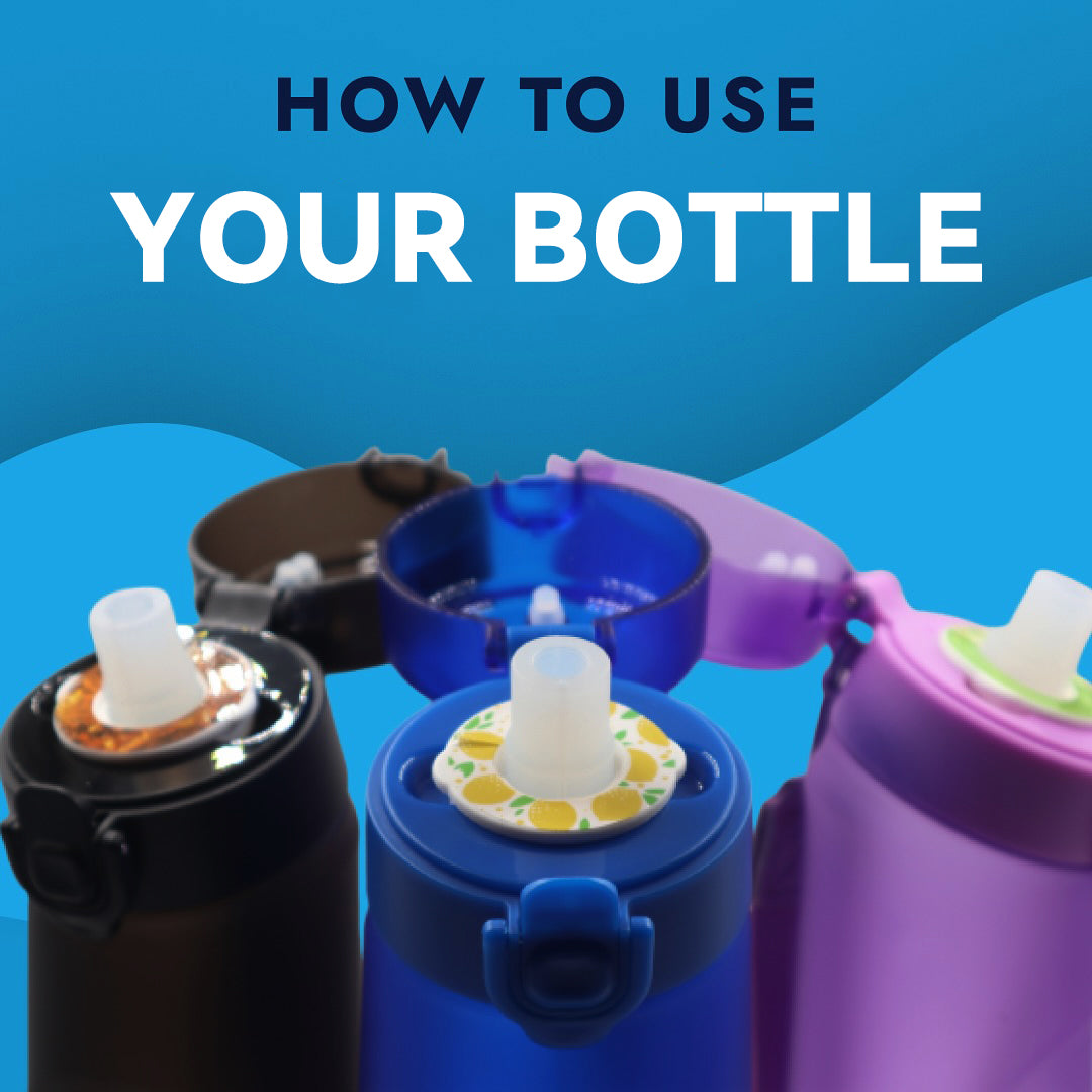 FlavorMistBottle 750ml SCNT Water Bottle with 15 Flavor Pods & 1 Sleeve